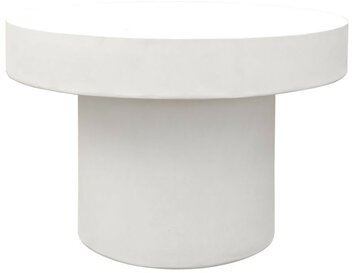 Tito Small Outdoor Coffee Table in Chalk