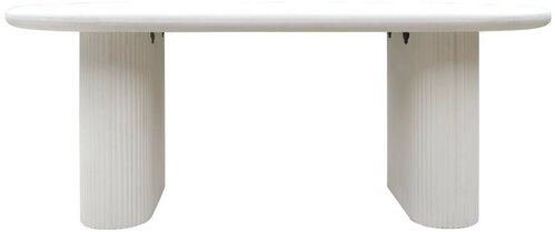 Solana 200cm Outdoor Table in Chalk