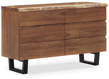 LiveEdge Dresser 6 Drawer