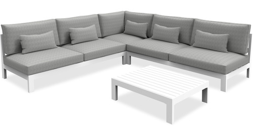 Palm Cove 4-pce Outdoor Modular Lounge Suite - Large